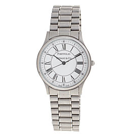 Tiffany & Co. Portfolio Stainless Steel Quartz 33mm Watch