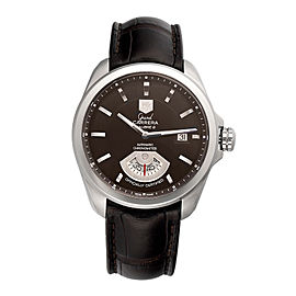 Tag Heuer Grand Carrera Stainless Steel & Leather 40mm Watch