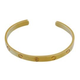 Cartier Love 18K Yellow Gold Cuff Size 17