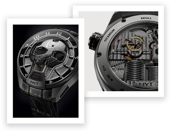 HYT Skull BadBoy Watch Dial and Caseback