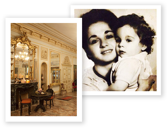 Yossi Harari Company Headquarters and a Young Yossi Harari with his Mother